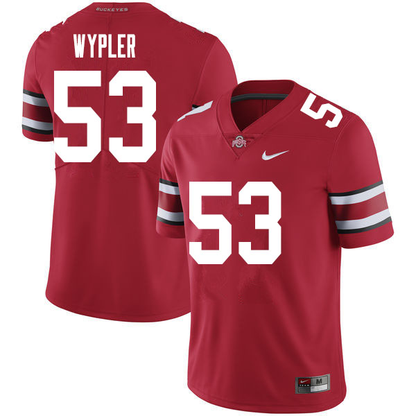 Men #53 Luke Wypler Ohio State Buckeyes College Football Jerseys Sale-Red